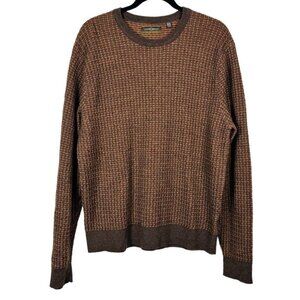 Joseph Abboud Made  in Italy 100% Merino Wool Unisex Crew-Neck Sweater size L